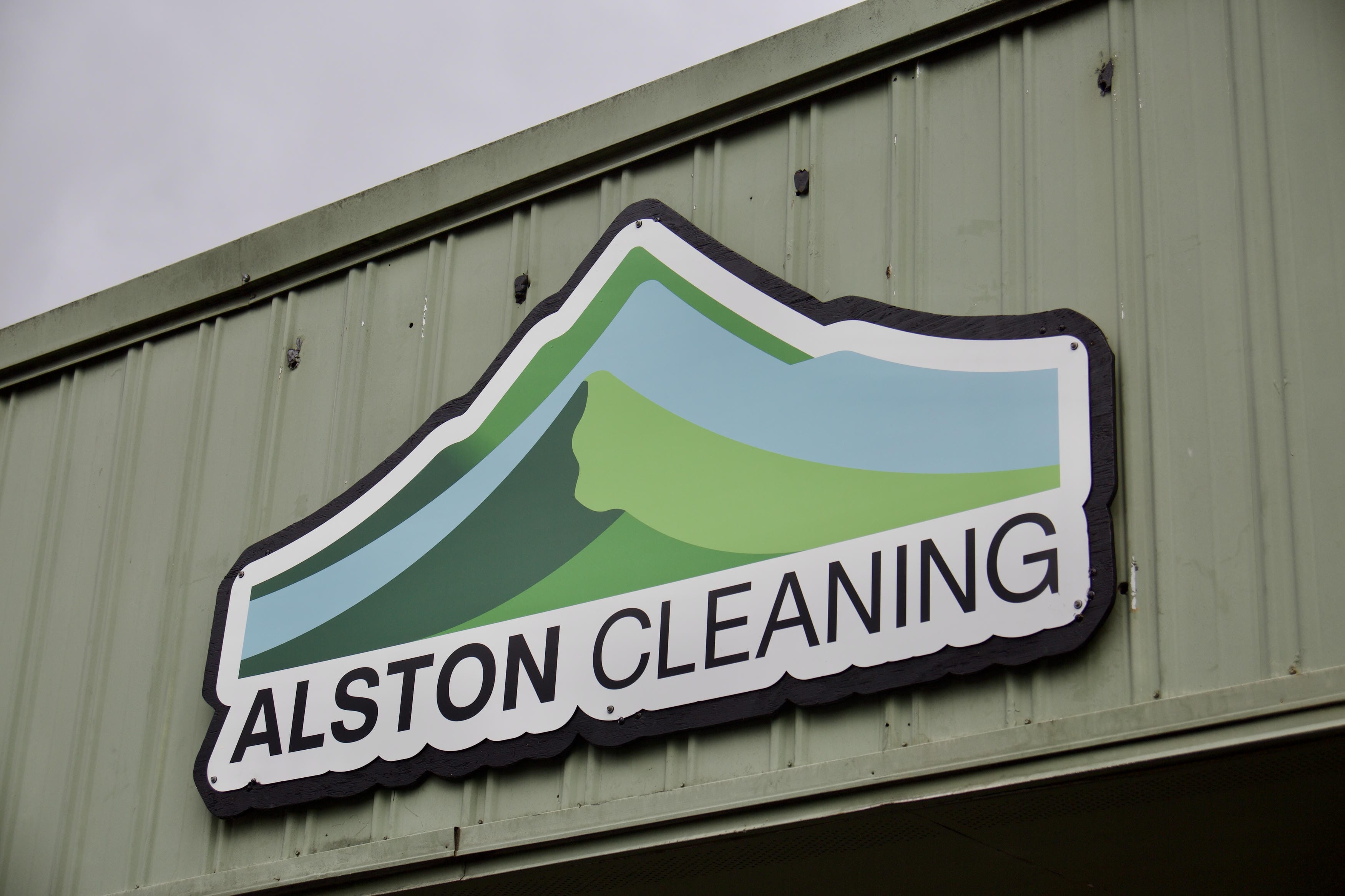 Alston Cleaning office exterior sign in Longview, Washington